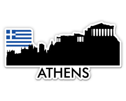 Athens Greece Skyline  Sticker