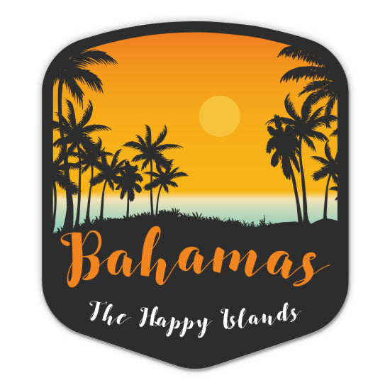 Bahamas The Happy Islands Sticker