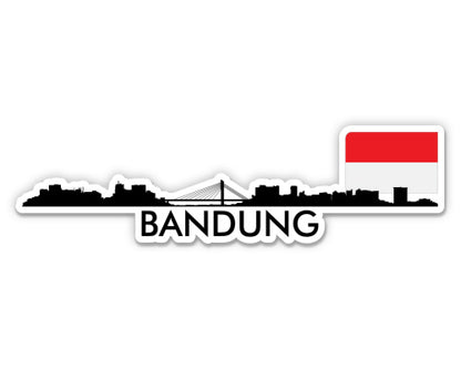 Bandung Indonesia Skyline  Sticker