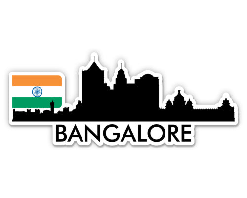 Bangalore India Skyline  Sticker