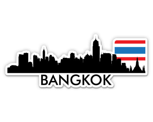 Bangkok Thailand Skyline  Sticker
