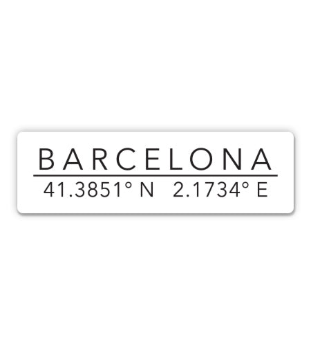 Barcelona Spain Sticker