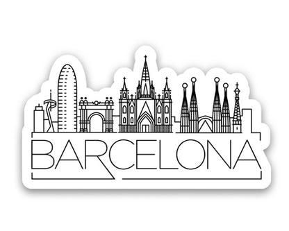 Barcelona Spain Sticker