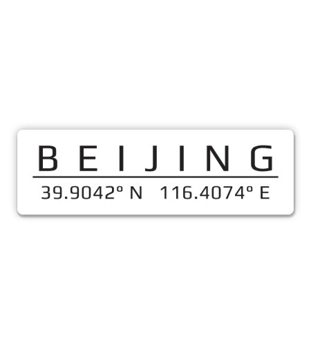 Beijing China Sticker