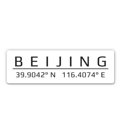 Beijing China Sticker