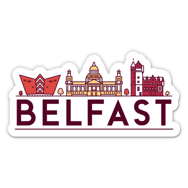 Belfast Northern Ireland Sticker