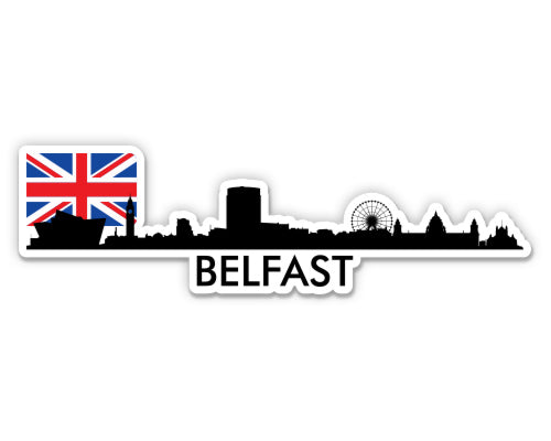 Belfast Northern Ireland Skyline  Sticker