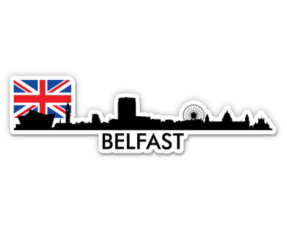 Belfast Northern Ireland Skyline  Sticker