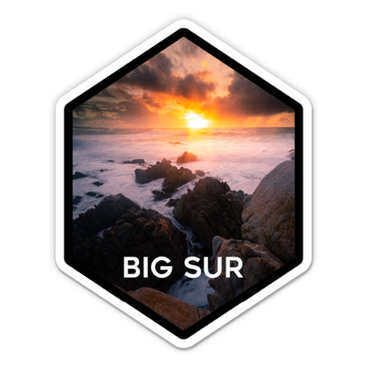 Big Sur Sunset Sticker