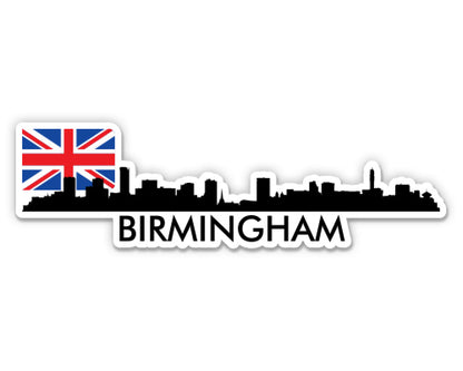 Birmingham UK Skyline  Sticker