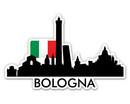 Bologna Italy City Skyline Sticker