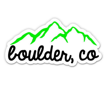 Boulder Colorado Sticker