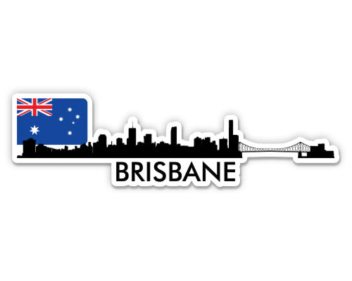 Brisbane Australia Skyline  Sticker
