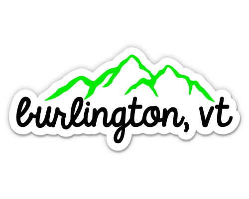 Burlington Vermont Sticker