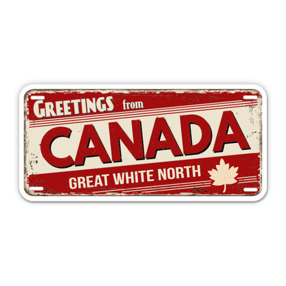 Greetings from Canada Sticker