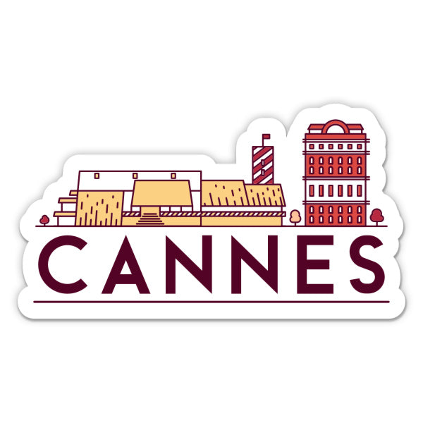 Cannes France Sticker