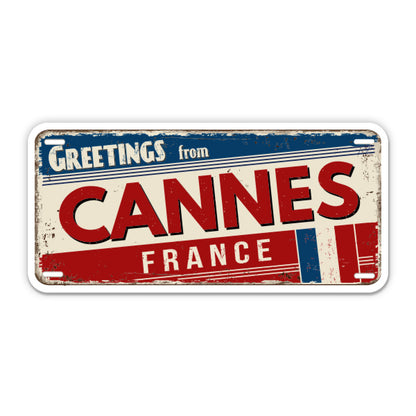 Greetings from Cannes France Sticker