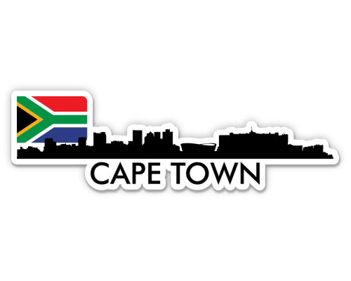Cape Town South Africa Skyline  Sticker