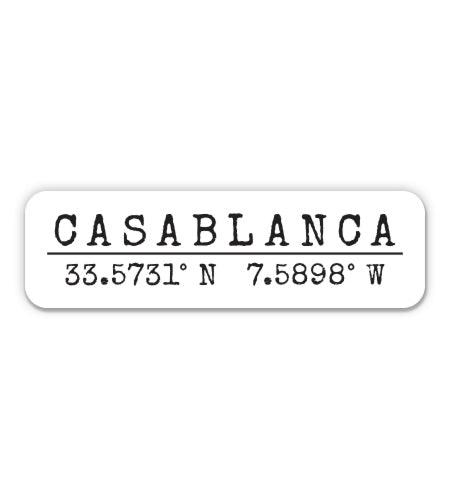 Casablanca Morocco Sticker