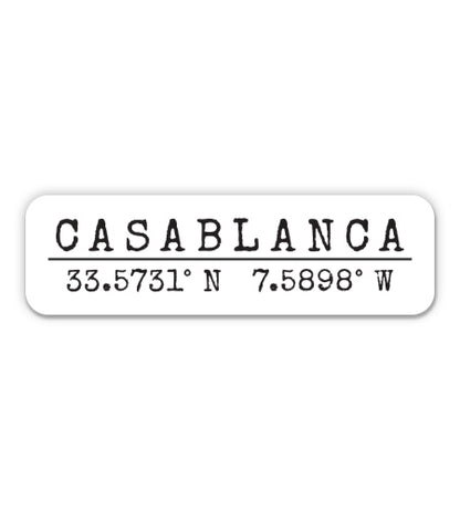 Casablanca Morocco Sticker