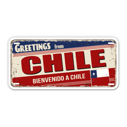 Greetings from Chile Sticker