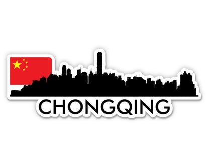 Chongqing China Skyline  Sticker