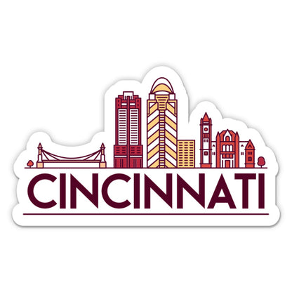 Cincinnati Ohio Sticker