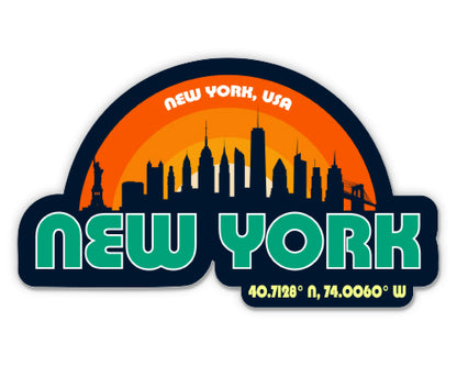 New York Skyline Sticker