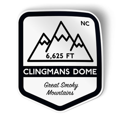 Clingmans Dome Great Smoky Mountains Sticker