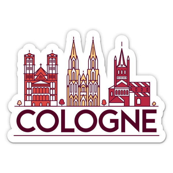 Cologne Germany Sticker