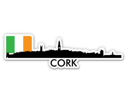 Cork Ireland Skyline  Sticker