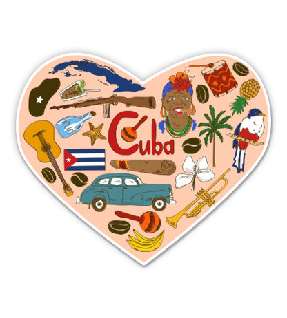 Cuba Travel Sticker