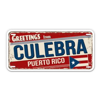 Greetings from Culebra Puerto Rico Sticker