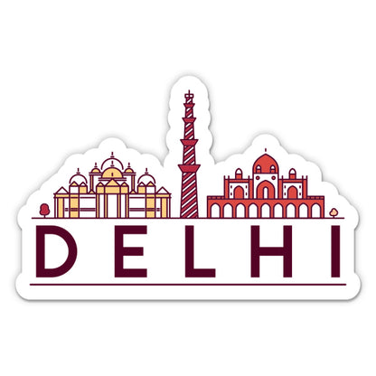 Delhi India Sticker