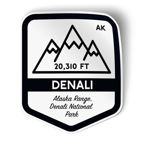 Denali Alaska Sticker
