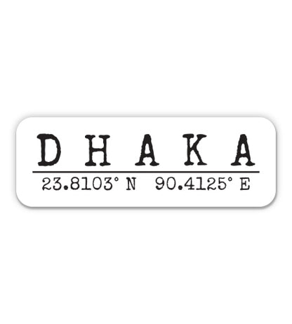 Dhaka Bangladesh Sticker