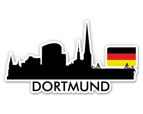 Dortmund Germany City Skyline Sticker