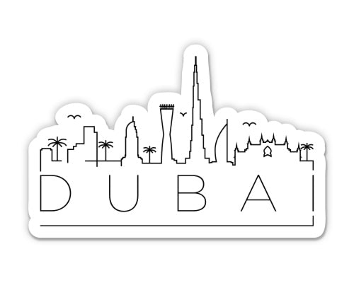 Dubai United Arab Emirates Sticker