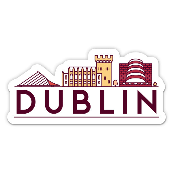 Dublin Ireland Sticker