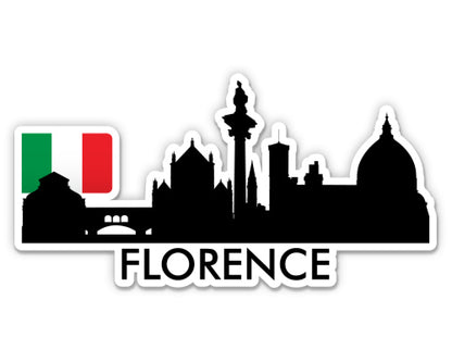 Florence Italy City Skyline Sticker
