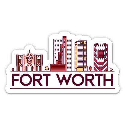 Fort Worth Indiana Sticker