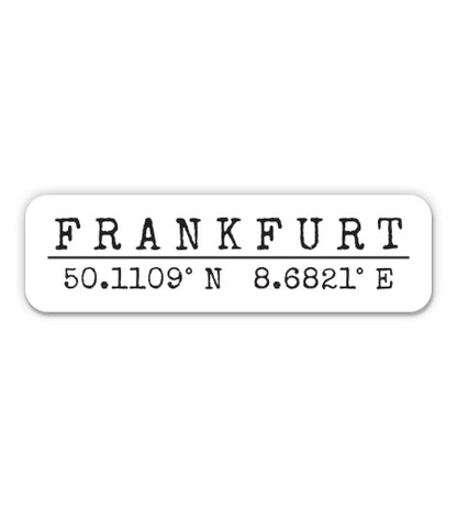 Frankfurt Germany Sticker