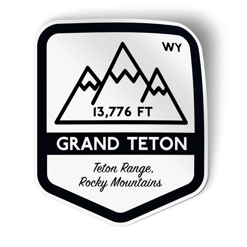 Grand Teton Wyoming Sticker