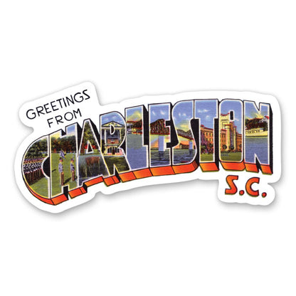 Greetings from Charleston South Carolina Sticker