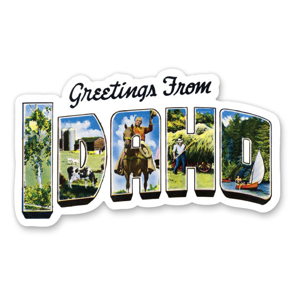 Greetings from Idaho Sticker