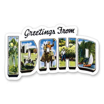 Greetings from Idaho Sticker