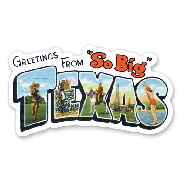 Greetings from Texas Sticker