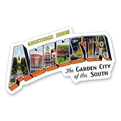 Greetings from Augusta Georgia Sticker