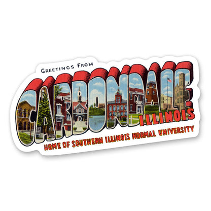 Greetings from Carbondale Illinois Sticker