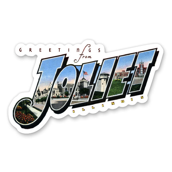 Greetings from Joliet Illinois Sticker
